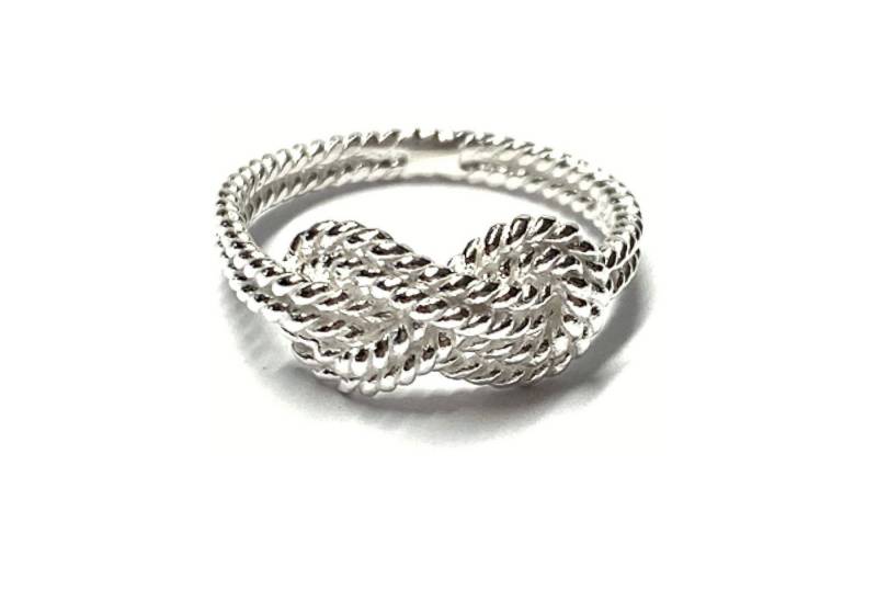 Edelschmiede925 Silberring Polierter Silberring mit Seemannsknoten 51 von Edelschmiede925