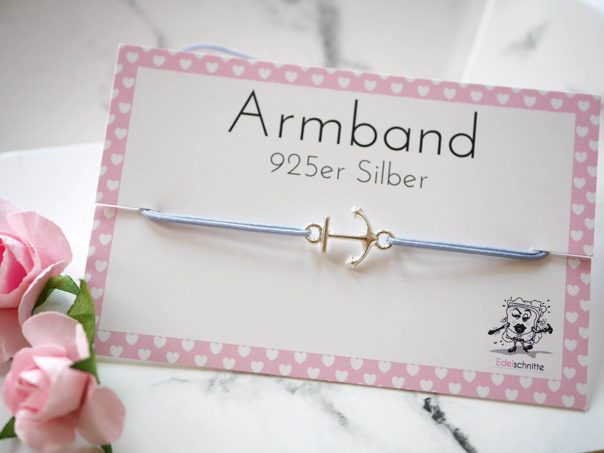 Armband "Anker" 925Er Silber/23 Farben Armband "Anker" 925Er Silber/23 Farben von Edelschnitte
