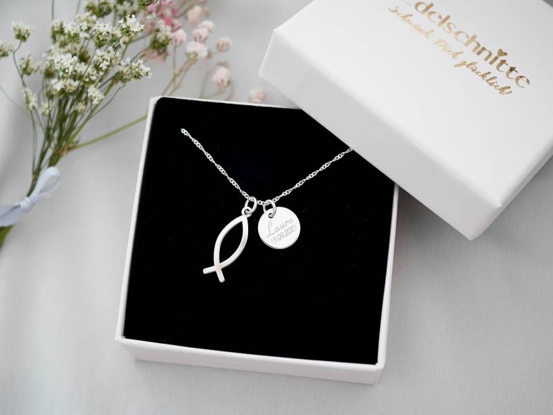 Halskette „Ichthys" 925Er Silber von Edelschnitte
