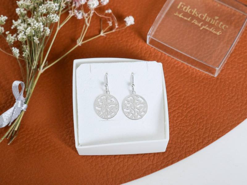 Ohrhänger Tree Of Life - 925Er Silber von Edelschnitte