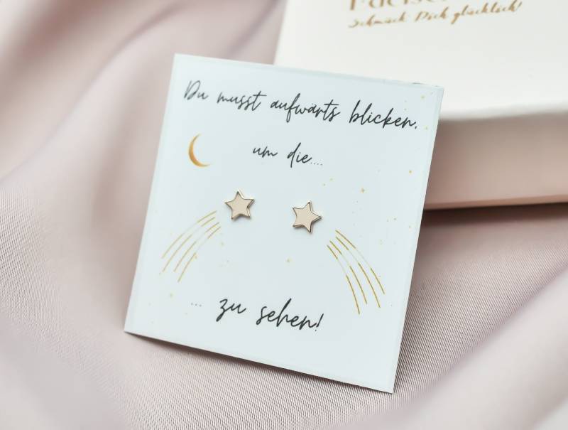 Ohrstecker "sternenstaub" 925Er Silber Rosé Vergoldet Ohrstecker "sternenstaub" 925Er Silber Rosé Vergoldet von Edelschnitte