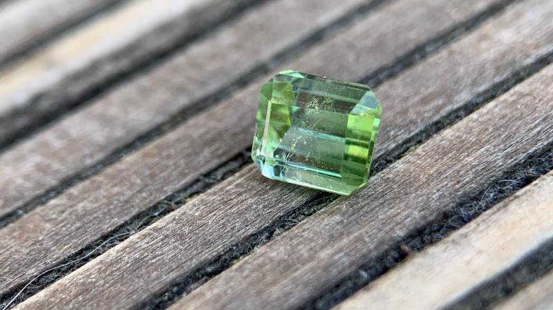 1.00Ct. Natürlicher Grüner Turmalin | Afghanistan Natural Green Tourmaline Jewelry Gemstone Edelstein Gem Schmuck #1359 von EdelsteineErzgebirge