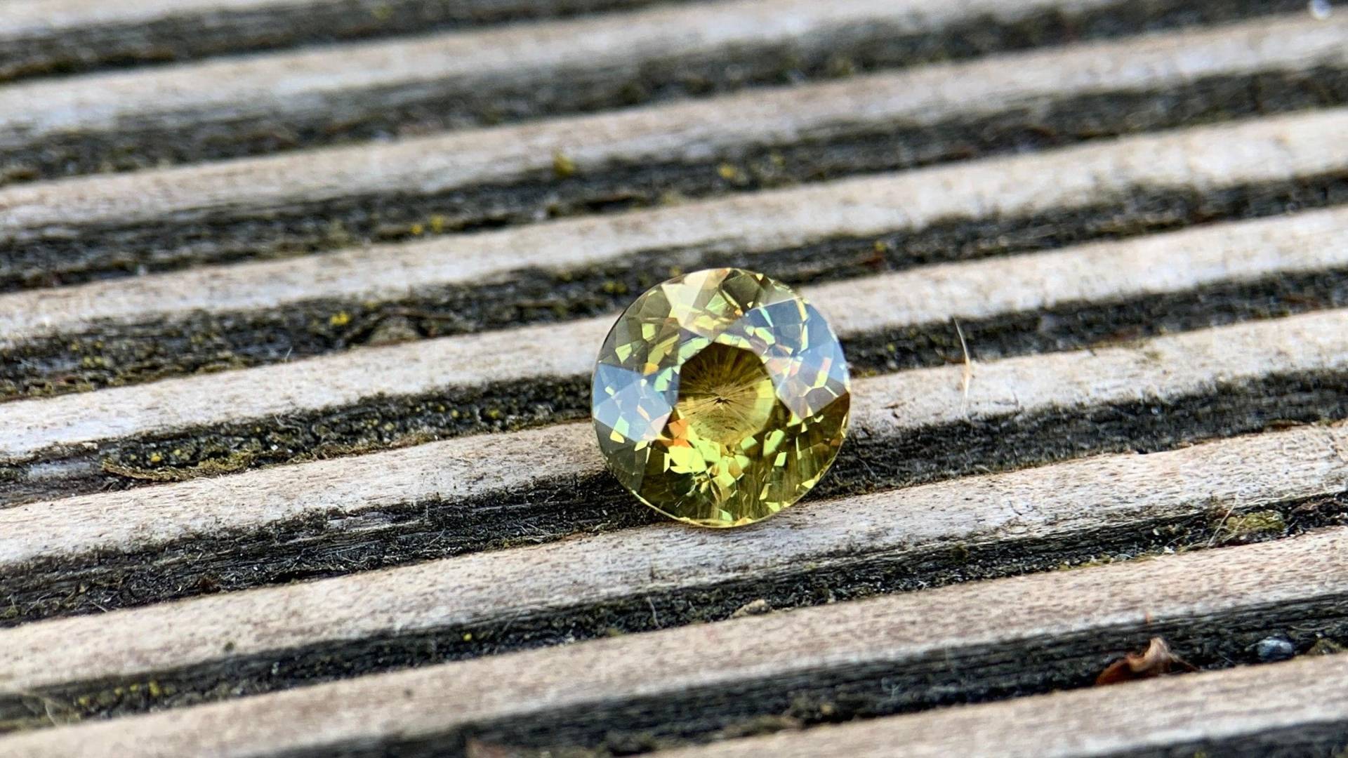 1.00Ct. Natural Yellow Garnet Grossular | Natürlicher Gelber Mali Granat 6mm Gemstone Edelstein Gem Unheat Jewelry #1072 von EdelsteineErzgebirge