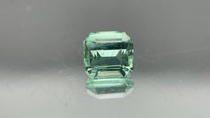 1.19Ct. Mint Grüner Natürlicher Turmalin | Natural Tourmaline Mintgreen Verdelith Edelstein Jewelry Gem Vvs Afghanistan #910 von EdelsteineErzgebirge