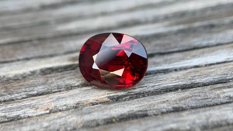 4.65Ct. Natürlicher Rhodolith Granat | Madagaskar Natural Rhodolite Garnet Edelstein Gemstone Jewelry Gem Schmuck #1105 von EdelsteineErzgebirge
