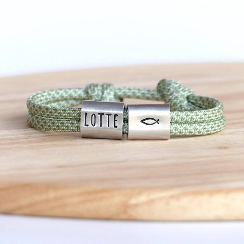 Kommunion Armband Personalisiert Mit Gravur Zur Erstkommunion, Taufe, Firmung, Konfirmation von EdelundTau