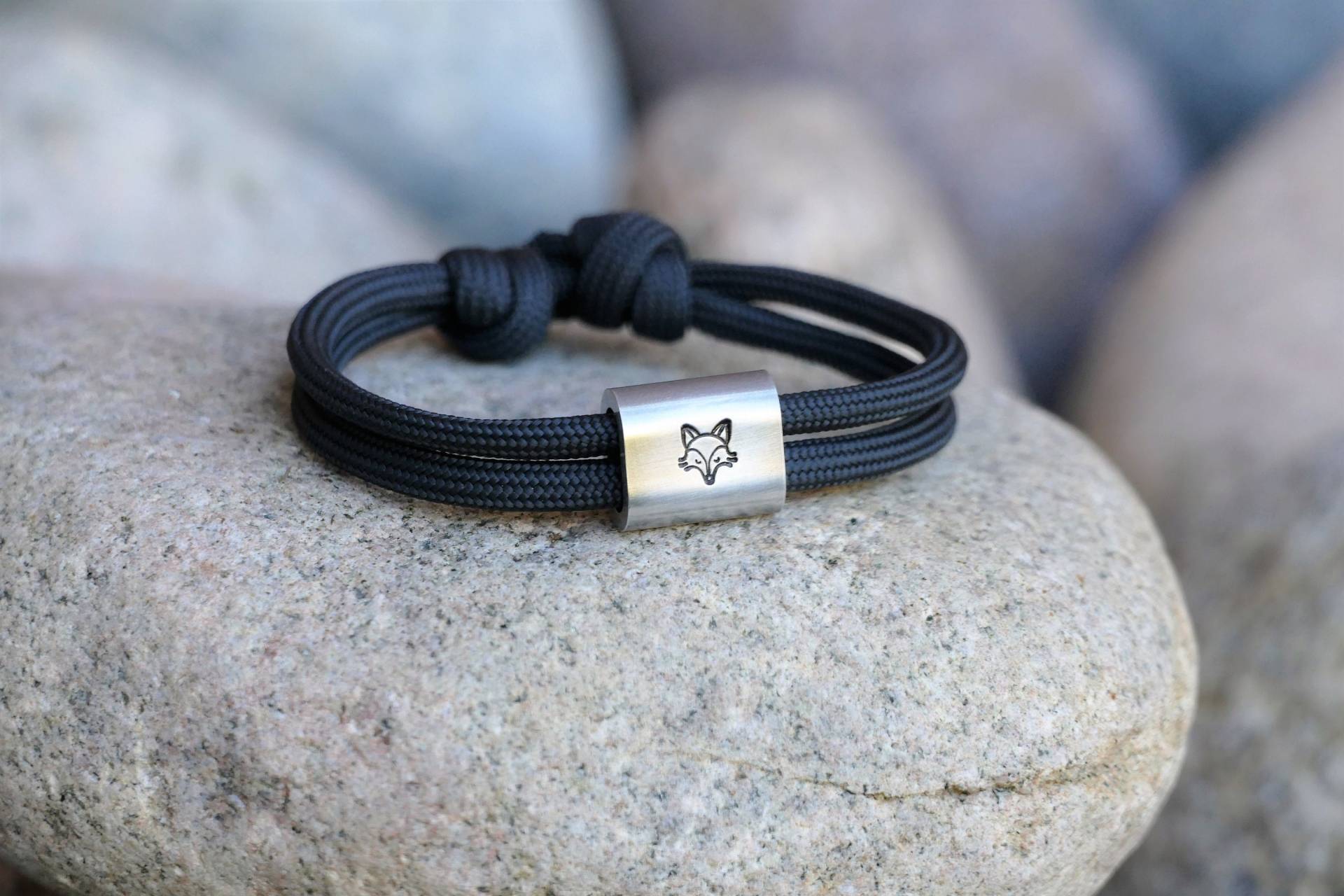 Personalisiertes Herren Armband Fuchs von EdelundTau