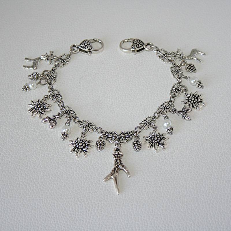 Charivari Kette , Mit Anhänger Damen Dirndl Schmuck Trachtenhochzeit von Edelweiss51Jewelry