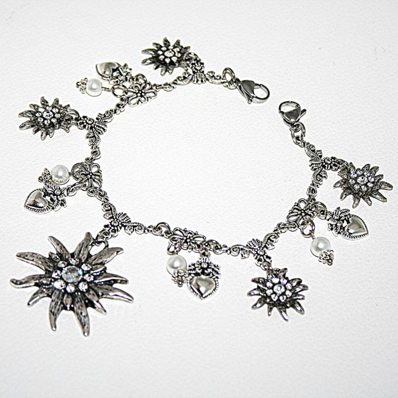 Charivari Mit Edelweiss , Kette Für Das Dirndl Trachtenschmuck Blumenmädchen Bergblumen Alpenblumen Trachtenhochzeit Charivari Mit Edelweiss , Kette Für Das Dirndl Trachtenschmuck Blumenmädchen Bergblumen Alpenblumen Trachtenhochzeit von Edelweiss51Jewelry