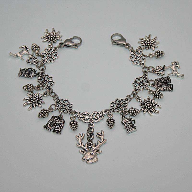 Charivari-Vintage Schmuck/Charivari Miederkette Charm Anhänger Dirndl Trachtenhochzeit Geschenk von Edelweiss51Jewelry