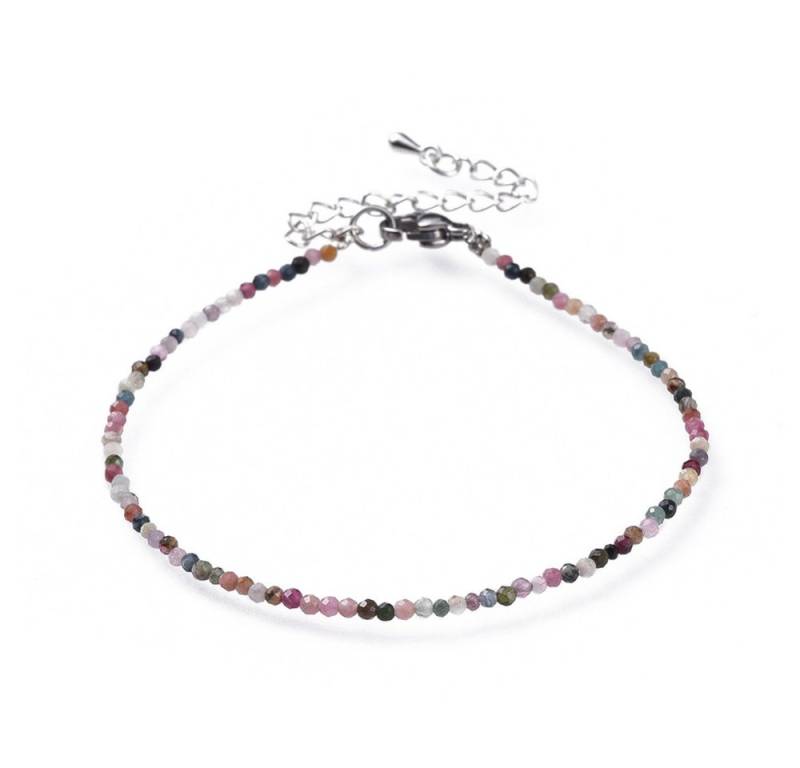 Eden Stone Perlenarmband Tourmalin-Armband Filigranes Design mit Edelsteinen handgefertigt (1-tlg) von Eden Stone