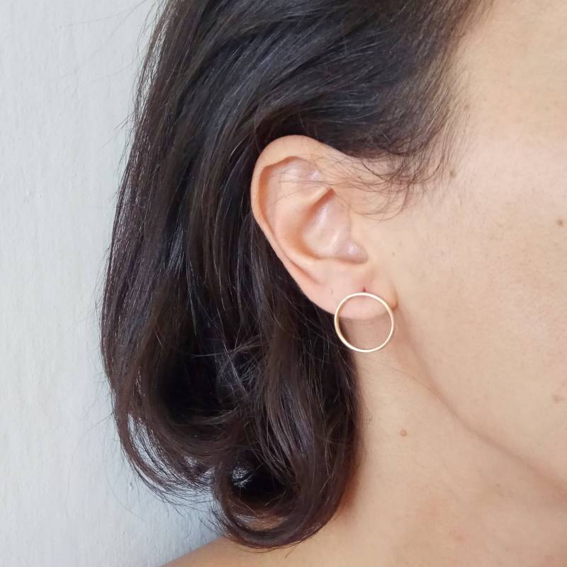 Gold Creolen, Zarte Ohrringe, Brautjungfer Geschenk, Elegante Brautschmuck, Statement Eden Schmuck Gold Creolen, Zarte Ohrringe, Brautjungfer Geschenk, Elegante Brautschmuck, Statement Eden Schmuck von EdenJewelries