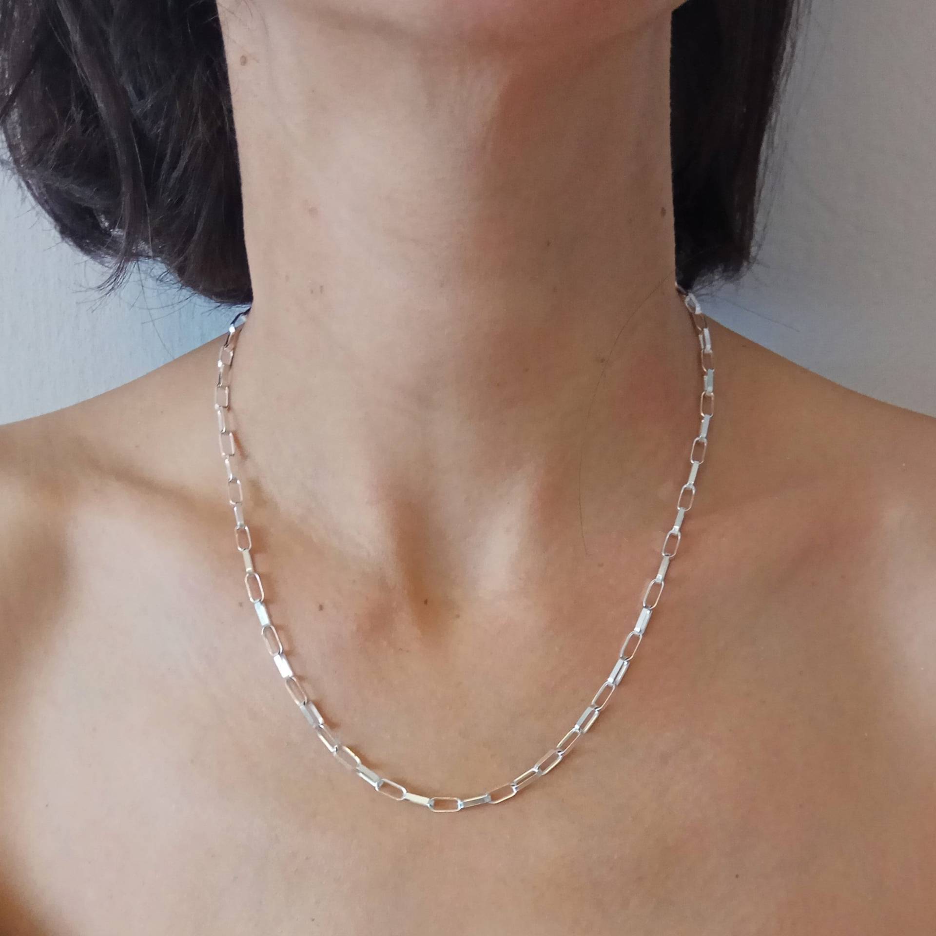 sterling Silber Link-Halskette, Halskette, Zarte Layered Brautjungfer Geschenk Zierliche Halskette sterling Silber Link-Halskette, Halskette, Zarte Layered Brautjungfer Geschenk Zierliche Halskette von EdenJewelries