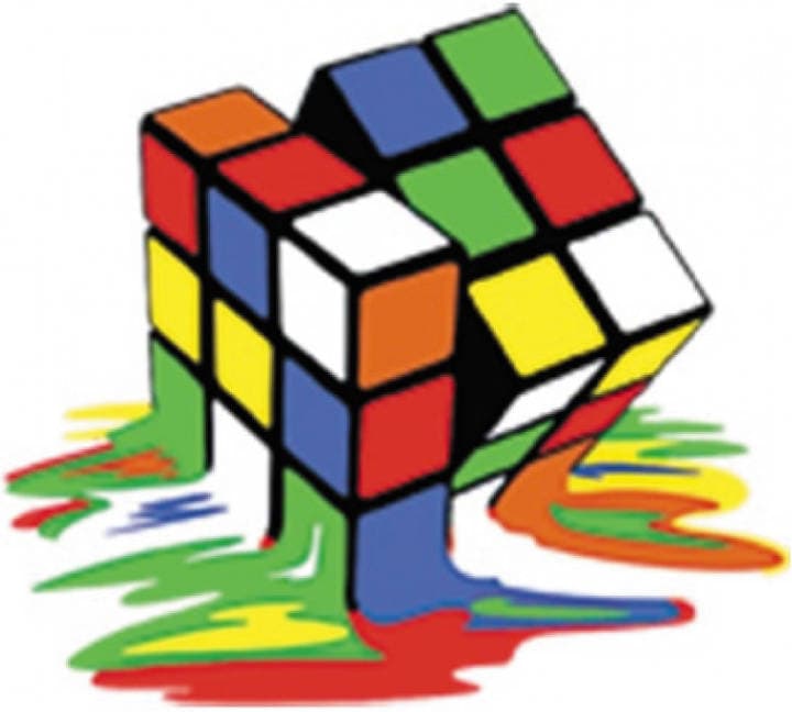 Schmelzende Rubiks Cube Schmelzende Rubiks Cube von EdenOutdoor