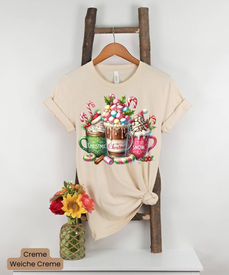 Weihnachts T-Shirt - Bequemes Xmas Shirt Für Damen & Herren Lustige Geschenkidee Winter Outfit Weihnachten 2025 von EdenSphere