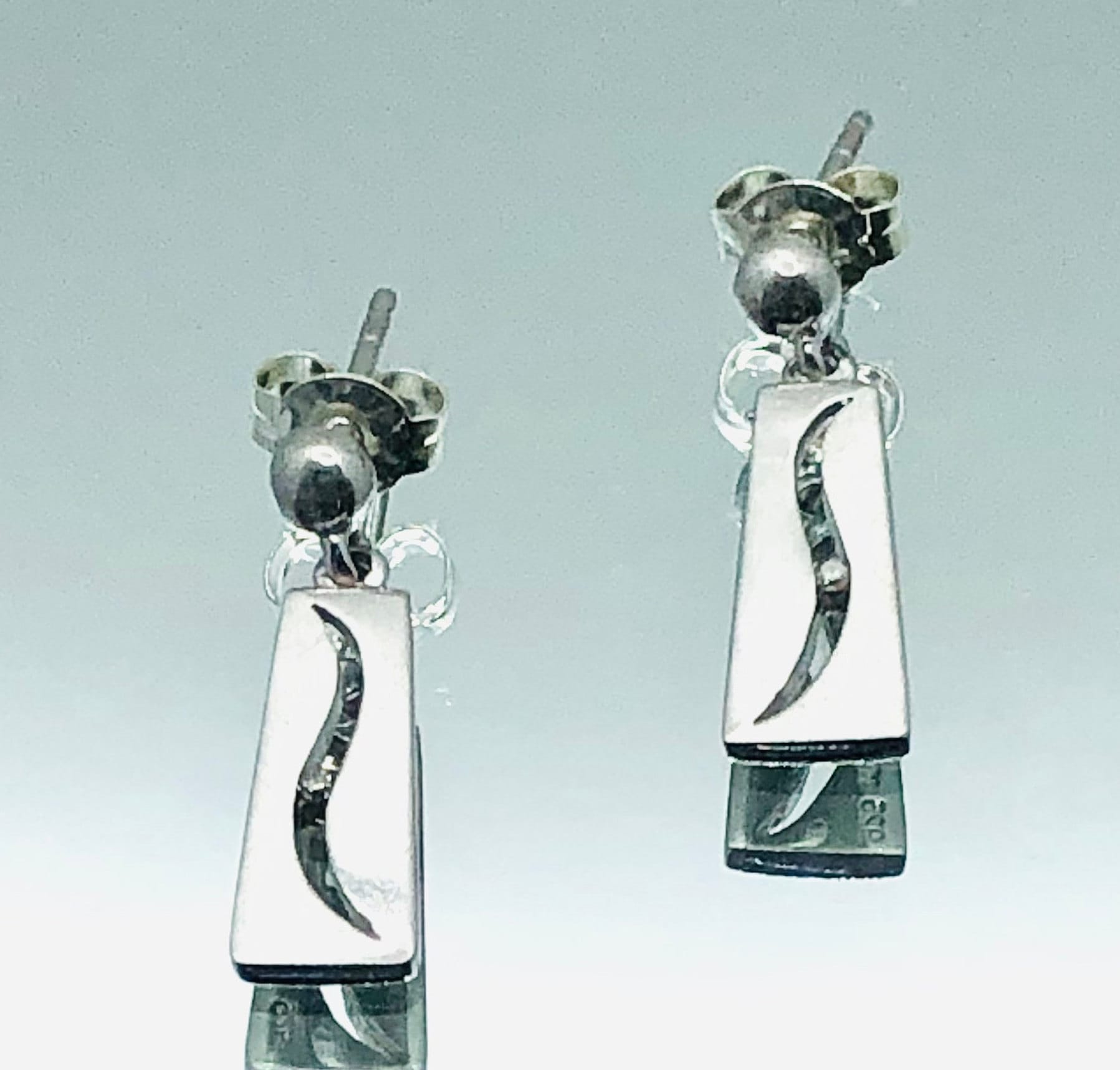 Hot Diamonds Sterling Silber Diamant Ohrhänger Vintage von Edenagorajewellery