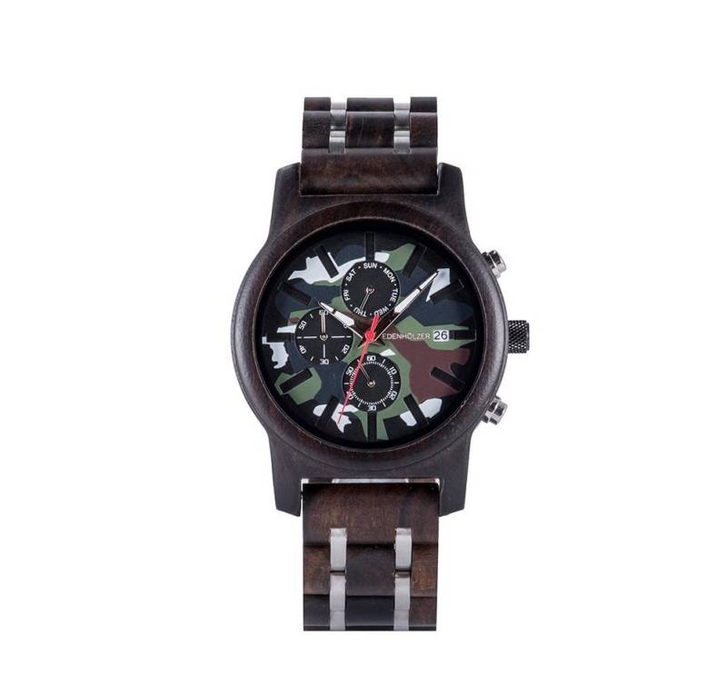 Edenhölzer Multifunktionsuhr Holzuhr Maui von Edenhölzer