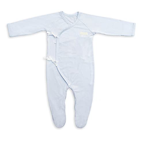Edenswear: Baby Body Button Down - Blau - 6-12 Monate/ 70 cm von Edenswear