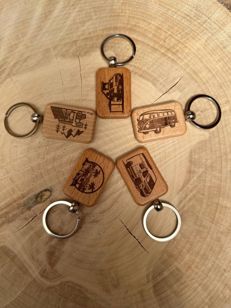 Personalisierter Schlüsselanhänger Für Camper | Campervan, Wohnmobil, Wohnwagen.. - Holzschlüsselanhänger Lasergravur Personalisierter Schlüsselanhänger Für Camper | Campervan, Wohnmobil, Wohnwagen.. - Holzschlüsselanhänger Lasergravur von EdesFinest
