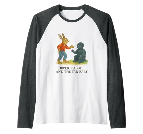 Br'er Rabbit and The Tar Baby Classic American Folklore Raglan von Edgar Allan Poets