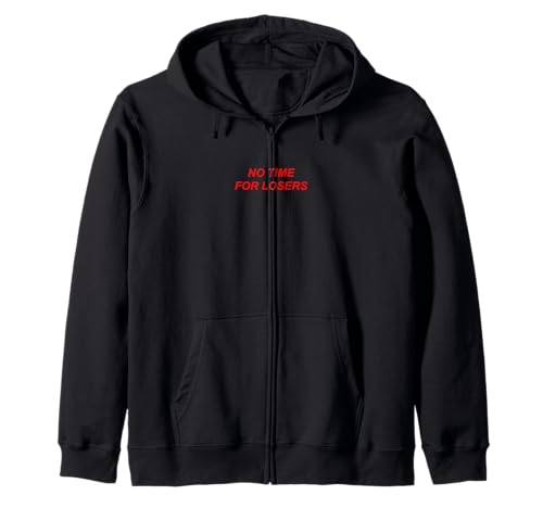 No Time For Losers Ästhetische Weiche Grunge Kleidung Mädchen Frauen Kapuzenjacke von Edgy Aesthetic Clothing & Soft Grunge Clothes