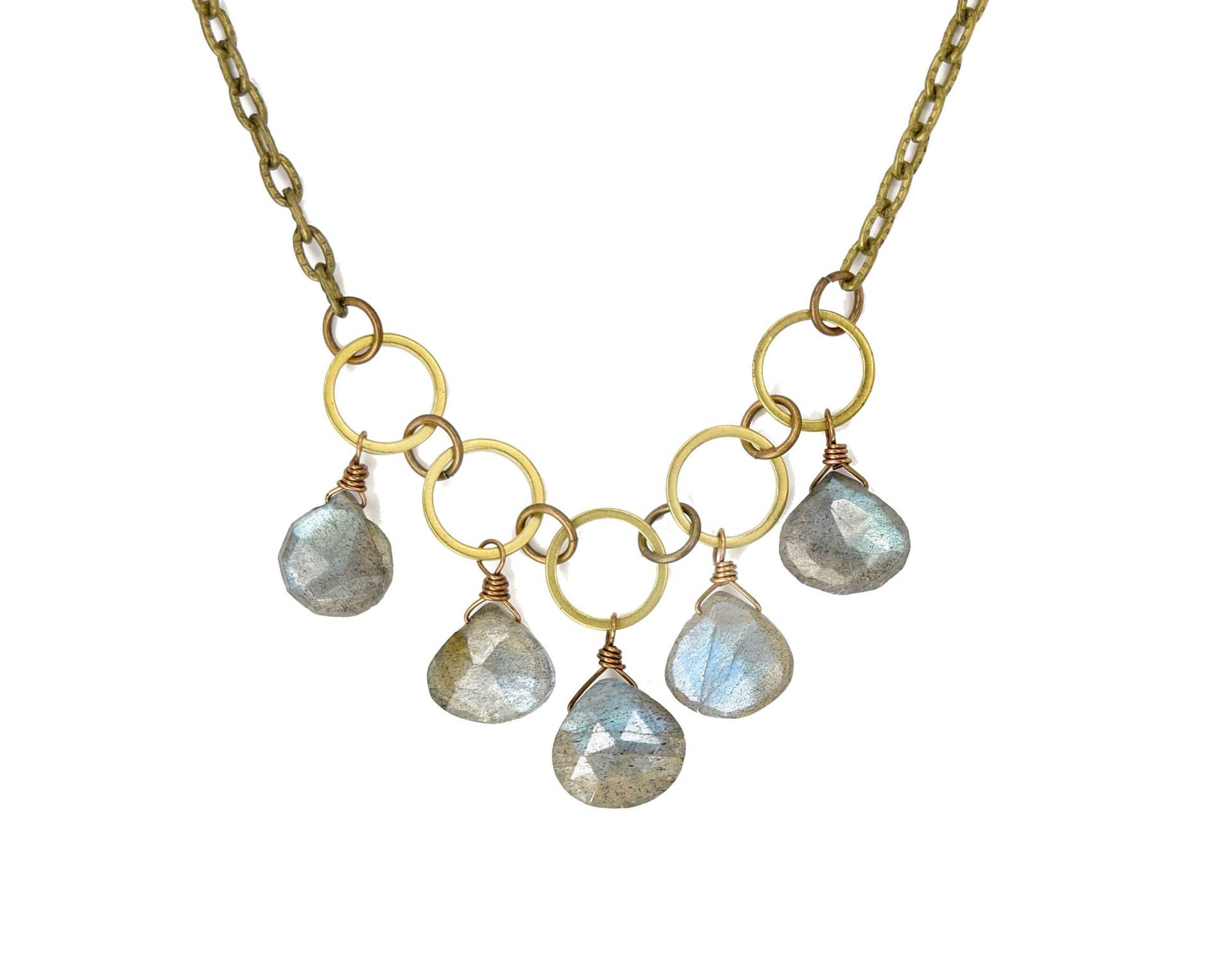 Christina Labradorit Edgy Petal Kreis Halskette Aus Labradorit, Grün Quarz Oder Regenbogen Mondstein Christina Labradorit Edgy Petal Kreis Halskette Aus Labradorit, Grün Quarz Oder Regenbogen Mondstein von EdgyPetal
