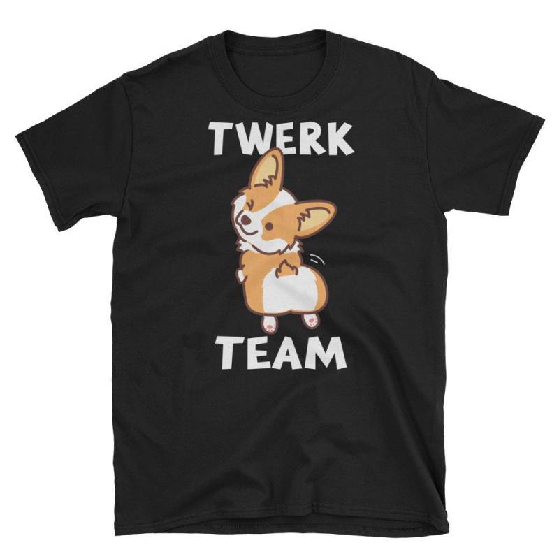 Corgis Shirt. Twerk Corgis. Faul Lustige Hundeliebhaber. Liebe Team Kurzarm Unisex T-Shirt Corgis Shirt. Twerk Corgis. Faul Lustige Hundeliebhaber. Liebe Team Kurzarm Unisex T-Shirt von EdgyShop