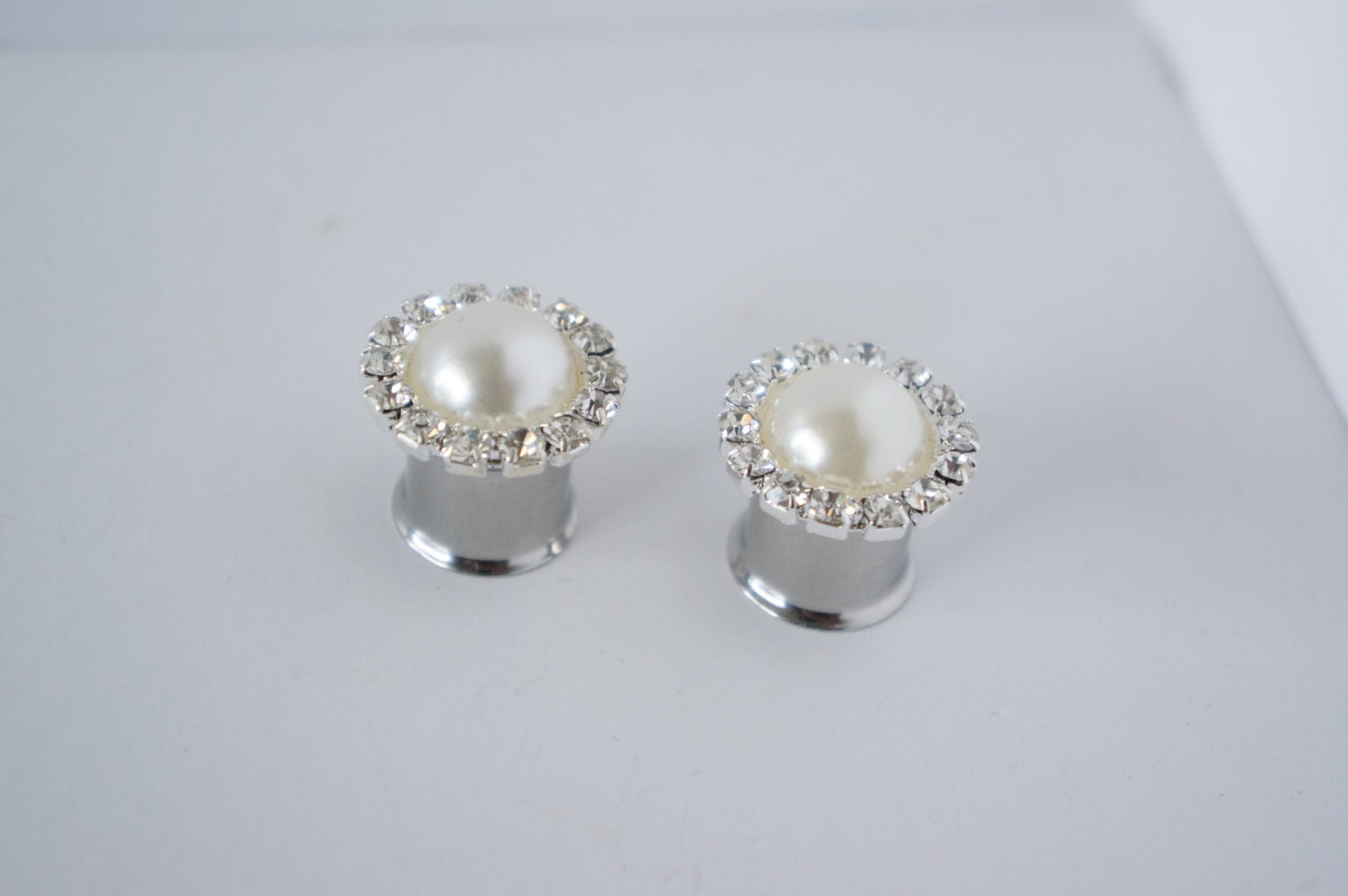 strass Perlen Plugs Hochzeits-Gauges von EdgySister