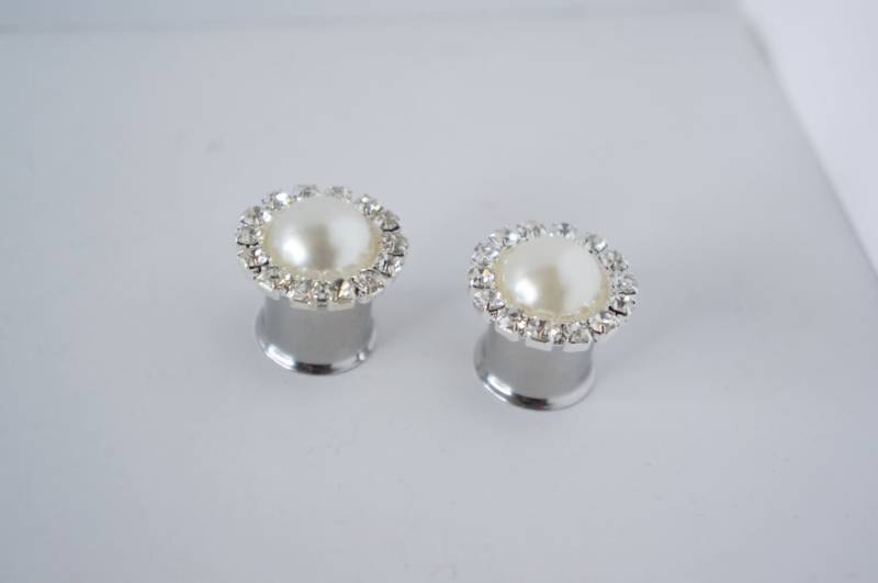 strass Perlen Plugs Hochzeits-Gauges von EdgySister