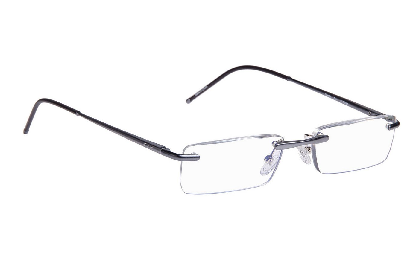 Edison & King Lesebrille Clarity, leichte randlose Brille – entspiegelt – dünne Bügel von Edison & King
