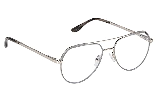 Edison & King Lesebrille Eternity - Brille mit Pilotenform und Premiumgläsern - entspiegelt und gehärtet (Anthrazite, 3,00 dpt) von Edison & King