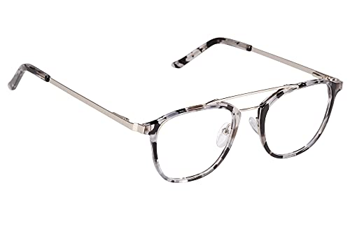 Edison & King Lesebrille Zen - Retrobrille mit Doppelsteg - Premiumgläser entspiegelt und gehärtet (Grey-Havanna, 3,00 dpt) von Edison & King