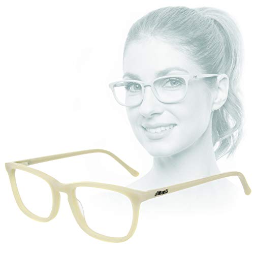 Edison & King Soul Mirror: Wie eine zweite Haut, Lesebrille im Nude-Look aus hautfreundlichem Acetat, frei von Schadstoffen (beige, 1.50 dpt) von Edison & King