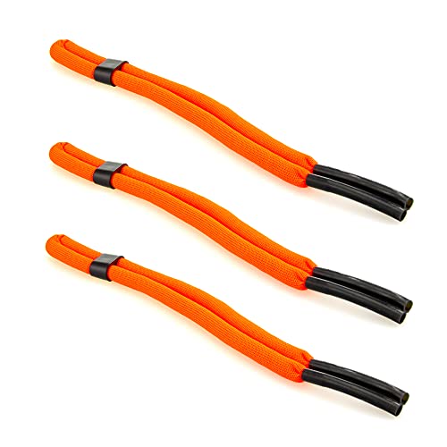 Edison & King Schwimmfähiges Brillenband im 3er-Pack - Sportbrillenband für Wassersport geeignet - ca. 66 cm lang (orange) von Edison & King