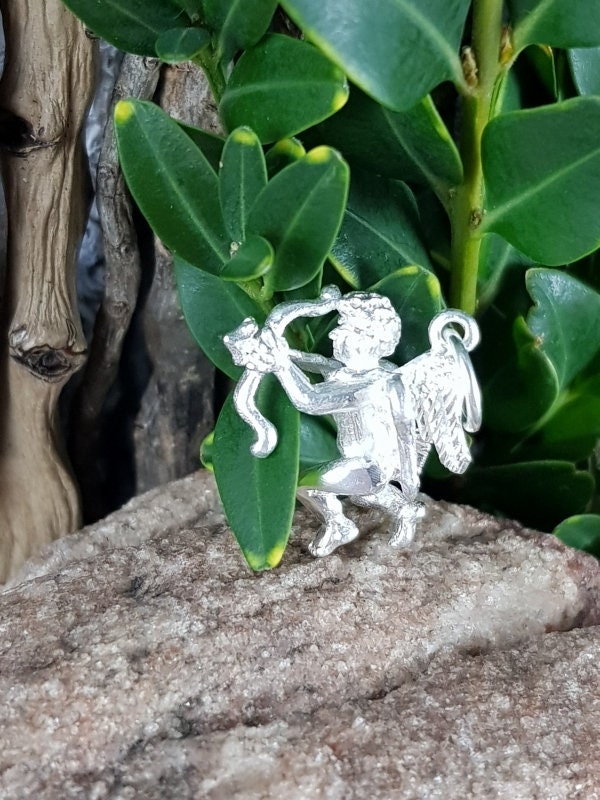 Kettenanhänger 925Er Silber Amor von EdlesGeschmeideWelt