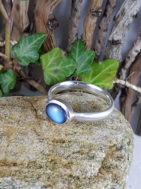 Ring 925Er Silber Mit Mondstein von EdlesGeschmeideWelt