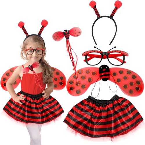 Edmirfun Kind Marienkäfer Kostüm Set Edmirfun Kind Marienkäfer Kostüm Set von Edmirfun