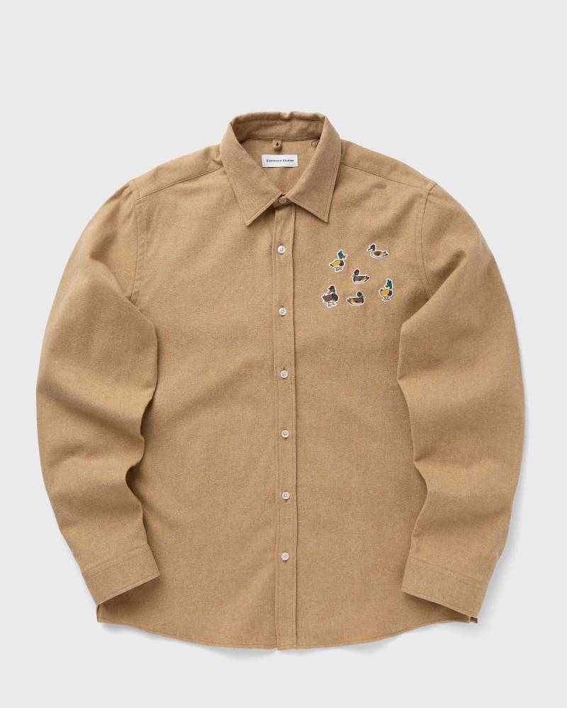 Edmmond Studios 10 YEARS SHIRT men Longsleeves brown in Größe:L von Edmmond Studios