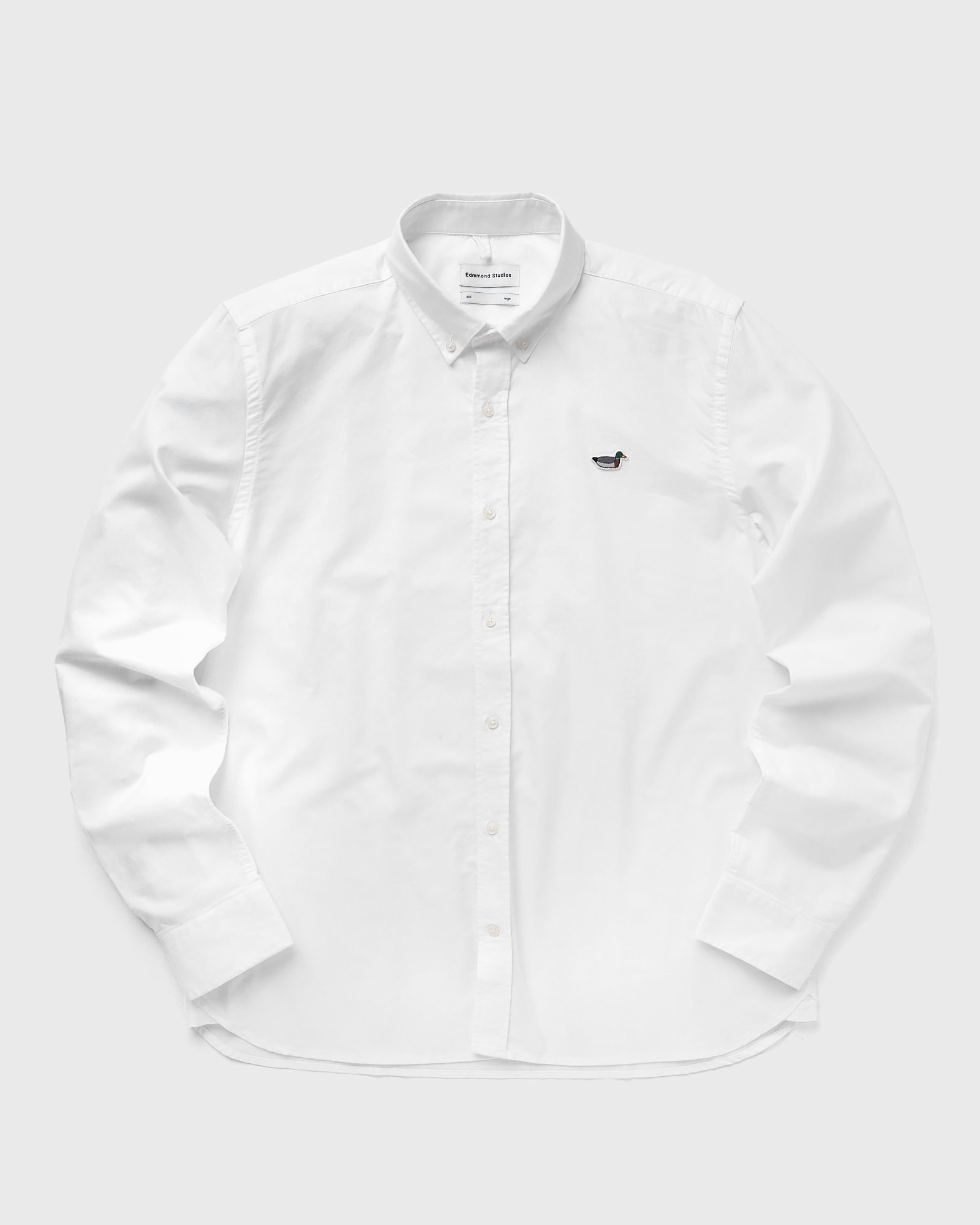 Edmmond Studios BD SHIRT DUCK EDITION OXFORD NS men Longsleeves white in Größe:L von Edmmond Studios