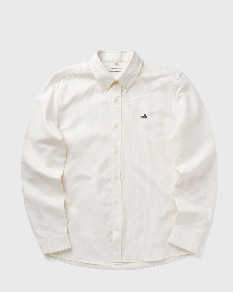 Edmmond Studios BD STRIPED SHIRT DUCK EDITION men Longsleeves yellow in Größe:M von Edmmond Studios