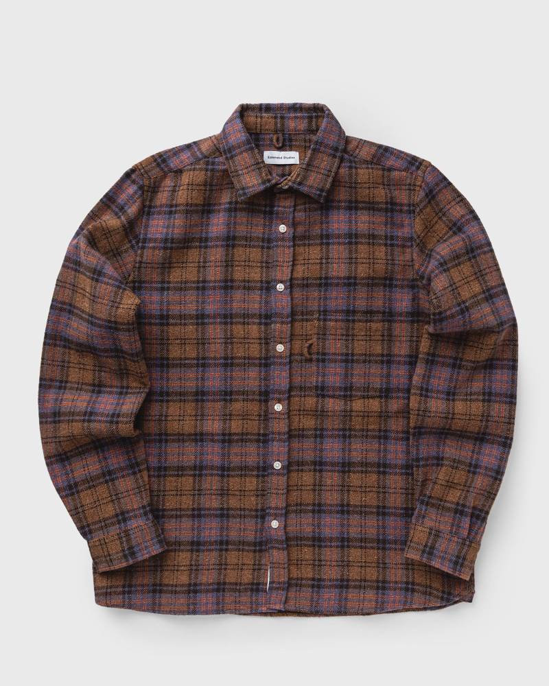 Edmmond Studios CHASING SUNSET SHIRT men Longsleeves brown in Größe:XL von Edmmond Studios