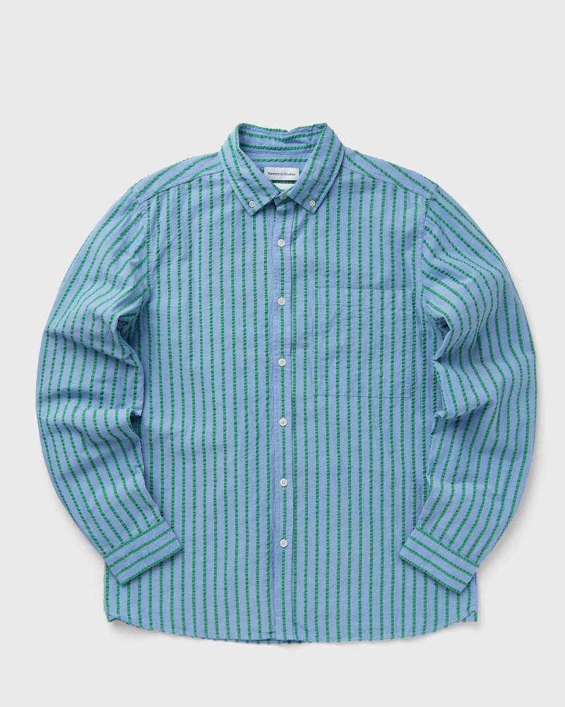 Edmmond Studios CRICKET SHIRT men Longsleeves blue in Größe:M von Edmmond Studios