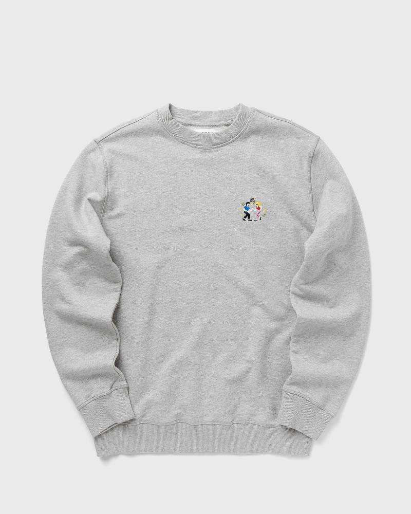 Edmmond Studios DANCING SWEATSHIRT men Sweatshirts grey in Größe:M von Edmmond Studios
