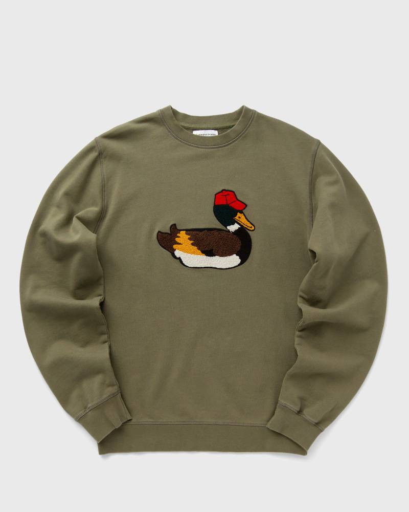Edmmond Studios DUCK HUNT SWEAT men Sweatshirts green in Größe:L von Edmmond Studios