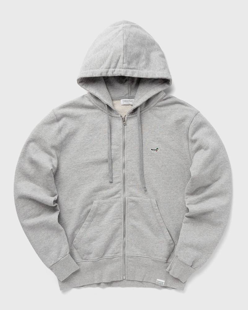 Edmmond Studios DUCK PATCH HOODIE NS men Hoodies|Zippers grey in Größe:XXL von Edmmond Studios