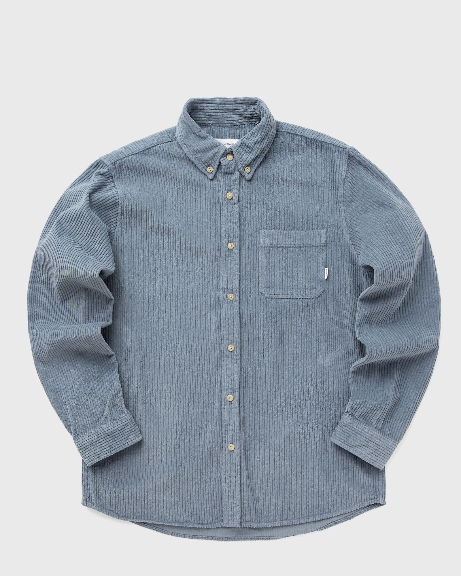 Edmmond Studios JORGE CORD SHIRT men Longsleeves blue in Größe:L Edmmond Studios JORGE CORD SHIRT men Longsleeves blue in Größe:L von Edmmond Studios