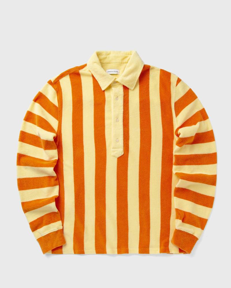 Edmmond Studios POOL POLO STRIPES men Polos orange in Größe:L von Edmmond Studios