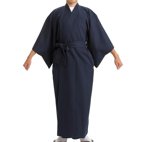[Edoen] Japan YUKATA Kimono gesteppt Sashiko Herren, Blau, XX-Large von Edoten