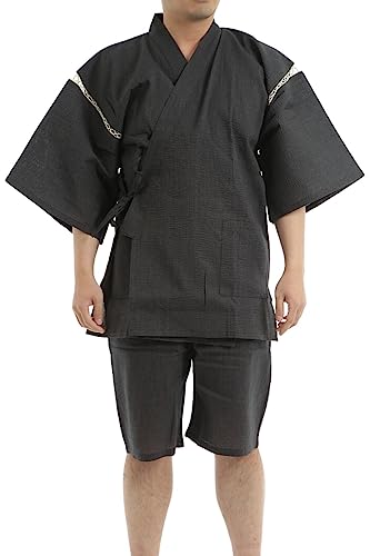 Edoten Japan Kimono Jinbei, grau, XXL von Edoten