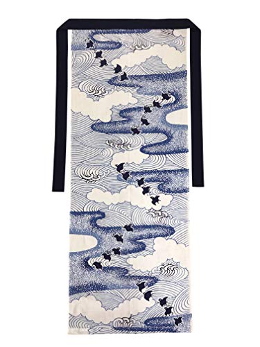 Edoten Fundoshi bequeme Unterwäsche aus 100 % Baumwolle, hergestellt in Japan, Hazechidori (Marineblau), Einheitsgröße von Edoten